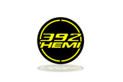 DODGE Radiator grille emblem with 392 HEMI logo Dodge emblems decoinfabric