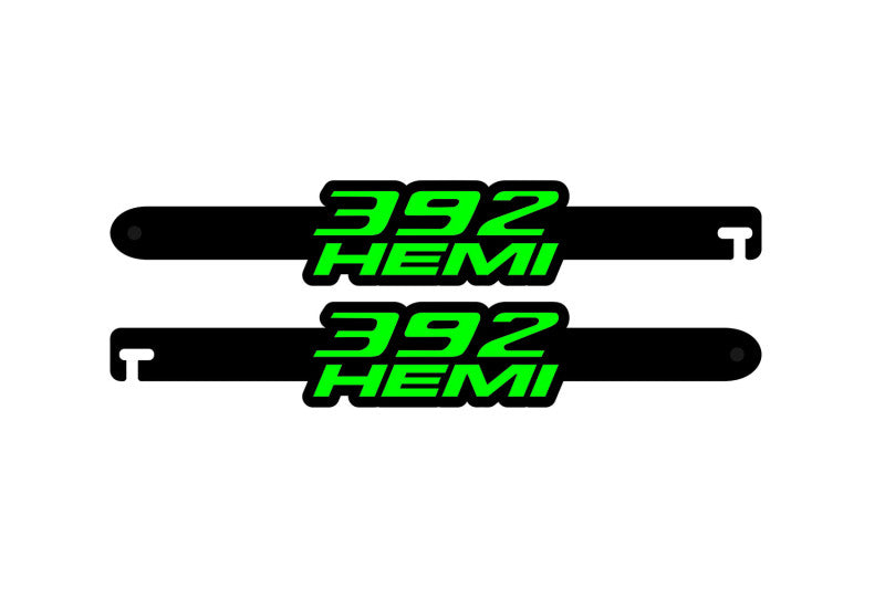 Custom Car Show Door Props 392 Hemi Logo Stainless Steel