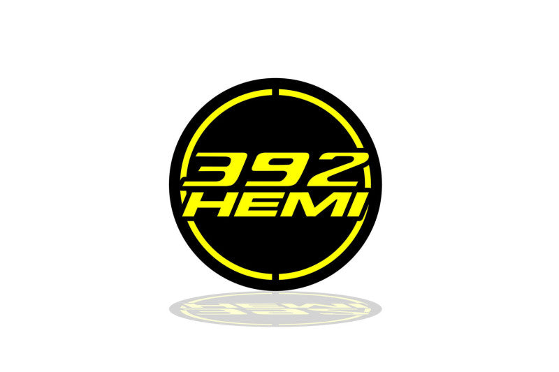 Dodge tailgate trunk rear emblem with 392 HEMI logo Dodge emblems decoinfabric