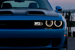 Carica l'immagine nella galleria, Chrysler Radiator grille emblem with 392 Mopar Hellcat logo