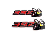 Dodge emblem for fenders with 392 Scat Pack logo Dodge emblems decoinfabric