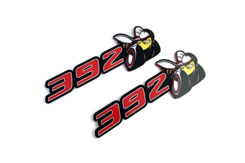 Dodge Emblem & Badges set with 392 Scat Pack logo Dodge emblems decoinfabric