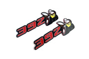 Dodge Emblem & Badges set with 392 Scat Pack logo Dodge emblems decoinfabric