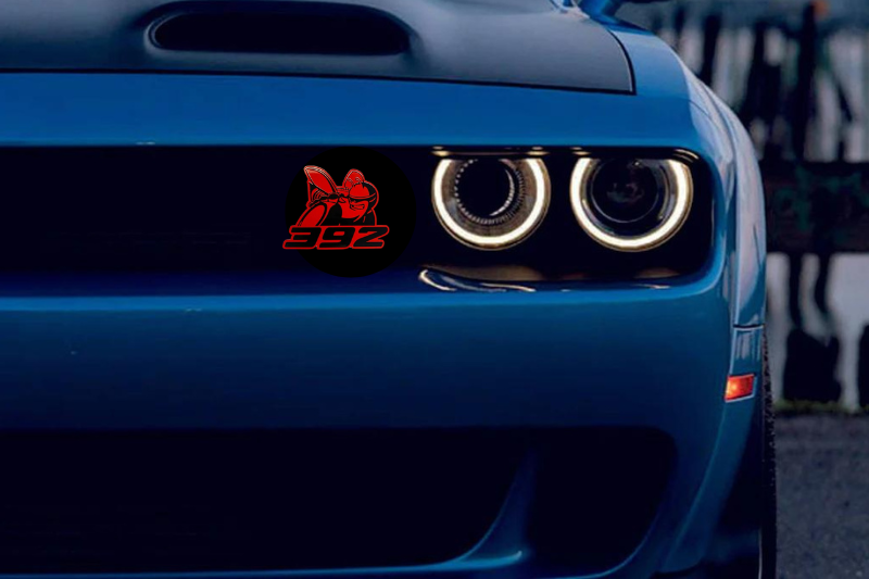 Dodge Emblem & Badges set with 392 Scat Pack logo (Type 5)