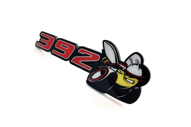 Dodge tailgate trunk rear emblem with 392 Scat Pack logo Dodge emblems decoinfabric