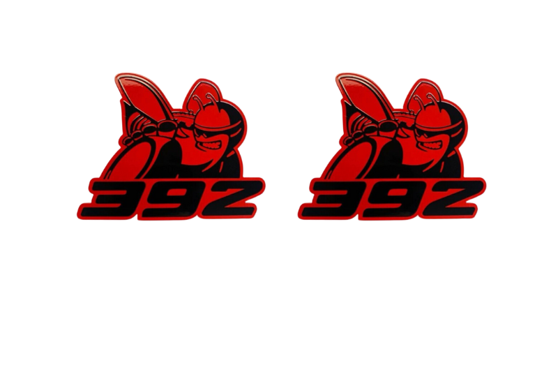 Dodge Emblem & Badges set with 392 Scat Pack logo (Type 5) Dodge emblems decoinfabric