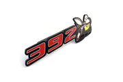Dodge Challenger trunk rear emblem between tail lights with 392 Scat Pack logo Dodge emblems decoinfabric