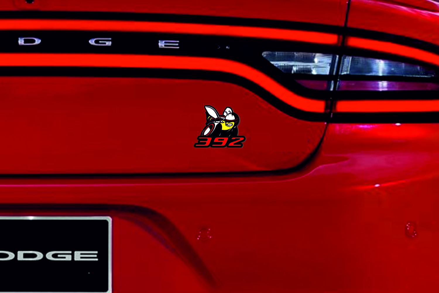 Dodge Emblem & Badges set with 392 Scat Pack logo (Type 4)