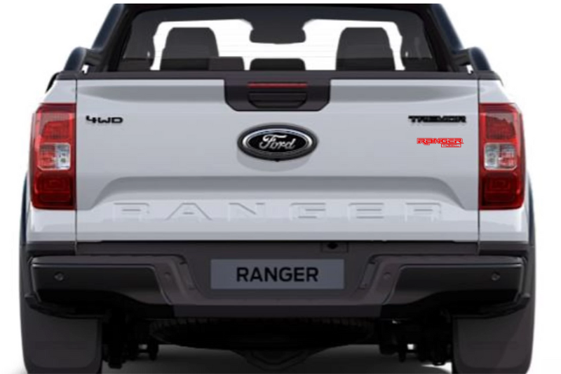 Ford Ranger Emblem & Badges set with Ranger 4.0L logo (Type 2) Ford emblems decoinfabric