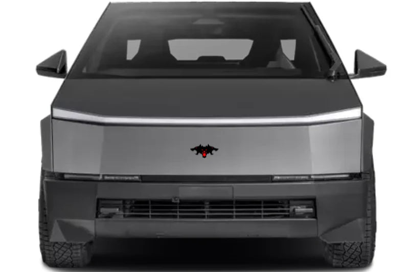 Tesla Cybertruck Emblem & Badge Set - Grille and Tailgate Cyberbeast logo Tesla emblems decoinfabric