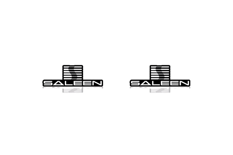 Ford Mustang emblem for fenders with Saleen logo (type 2)