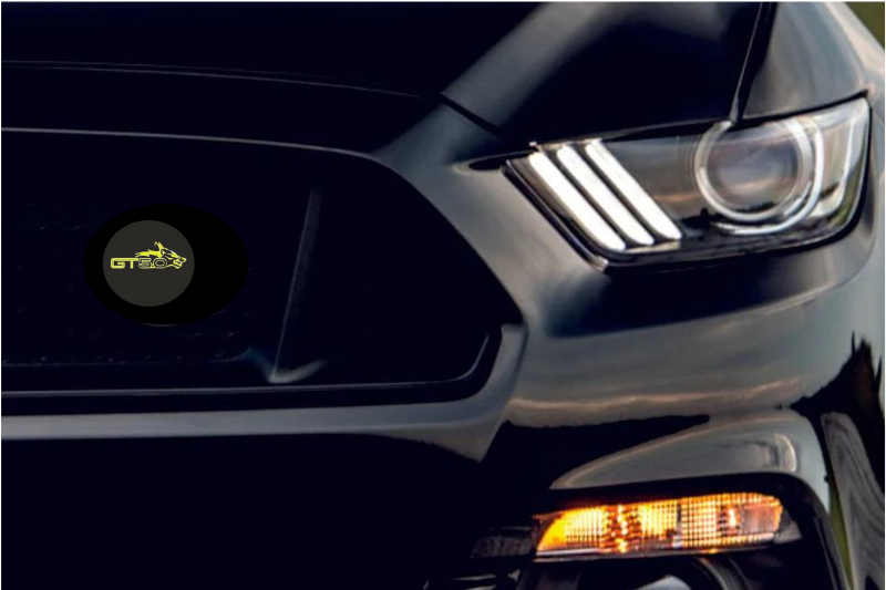 Ford Mustang Emblem & Badges set with GT 5.0 Coyote logo (Type 3)