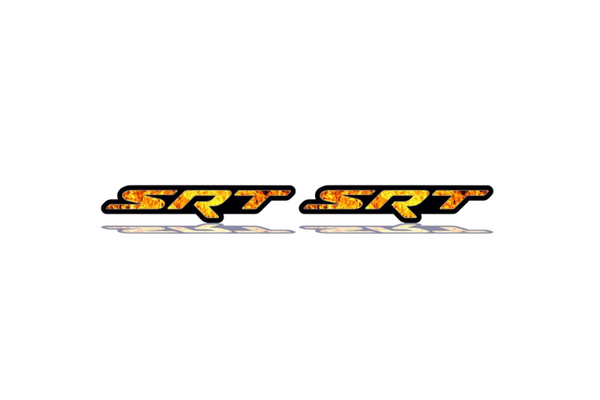 Chrysler emblem for fenders with SRT Fire logo