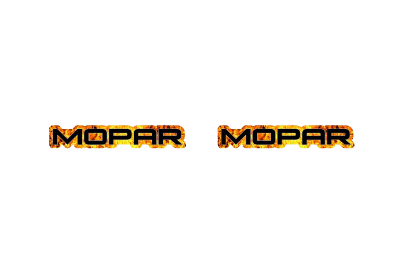 DODGE emblem for fenders with Mopar Fire logo