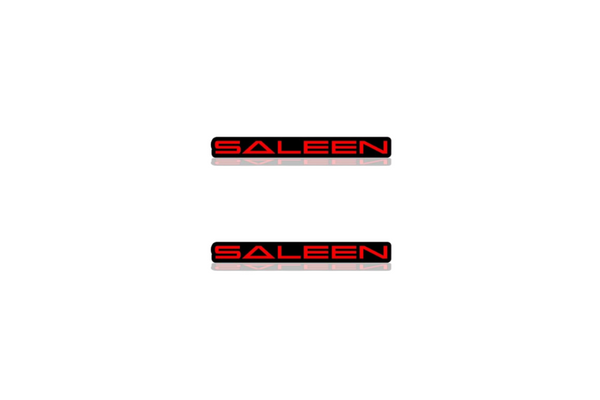 Ford Mustang emblem for fenders with Saleen logo