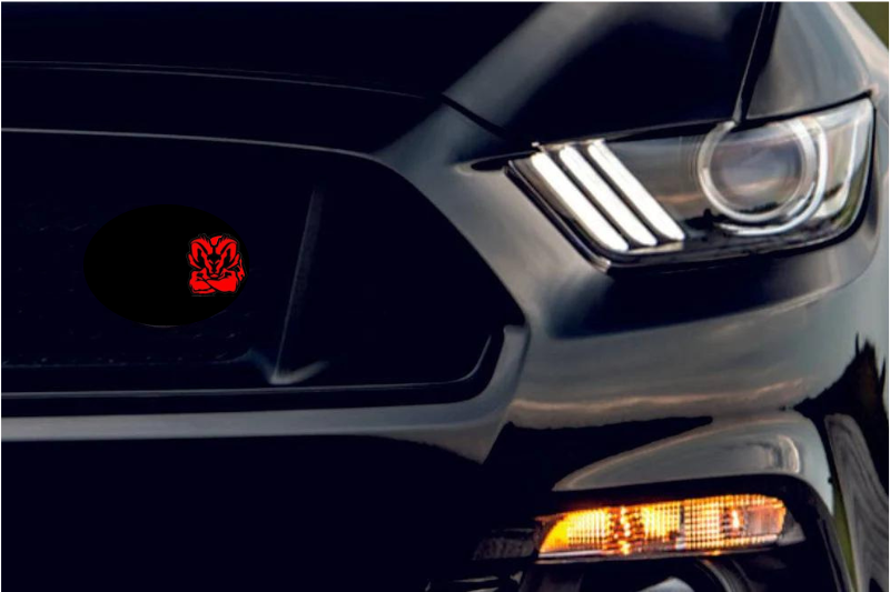 DODGE Radiator grille emblem with Strong Ram logo