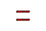 Bild in die Galerieansicht laden, Dodge Emblem &amp; Badges set with Durango logo — Black, Red