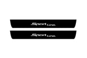 BMW 3 F30 2012-2018 Led Door Sill Pro With Logo Sport Line (Premium Painting) BMW Led Door Sills PRO opdesign