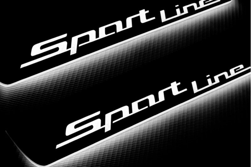 BMW X6 G06 2019+ Car Sill With Sport Line Logo BMW Led Door Sills opdesign