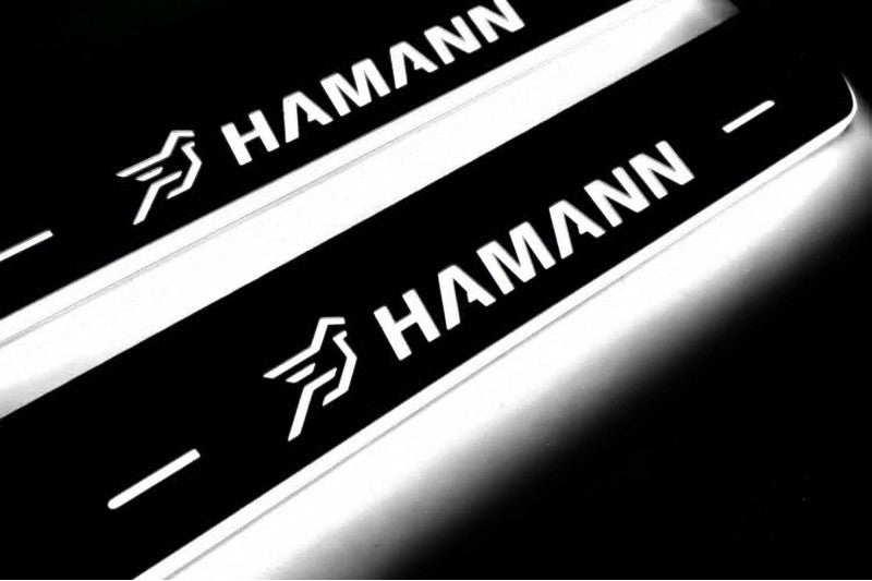 BMW X5 G05 2019+ Led Sill Plates With HAMANN Logo