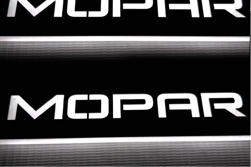 Dodge Durango III 2011+ LED Car Door Sill With Logo MOPAR Dodge Led Door Sills opdesign