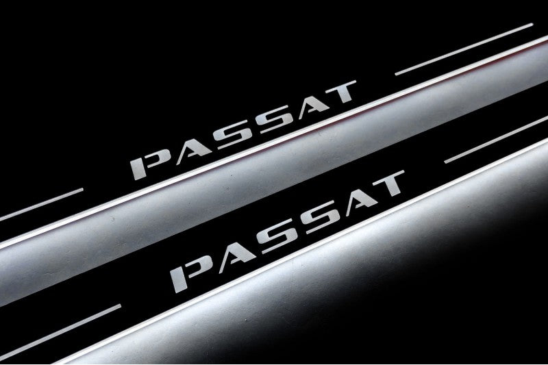 Volkswagen Passat B8 2015-2023 Car Door Sill With Logo Passat (type 1) Volkswagen Led Door Sills opdesign