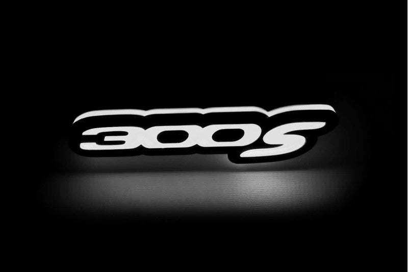 Chrysler Illuminated LED Radiator Grille Emblems and Badges with 300S (type 1) logo Chrysler Led Emblems decoinfabric