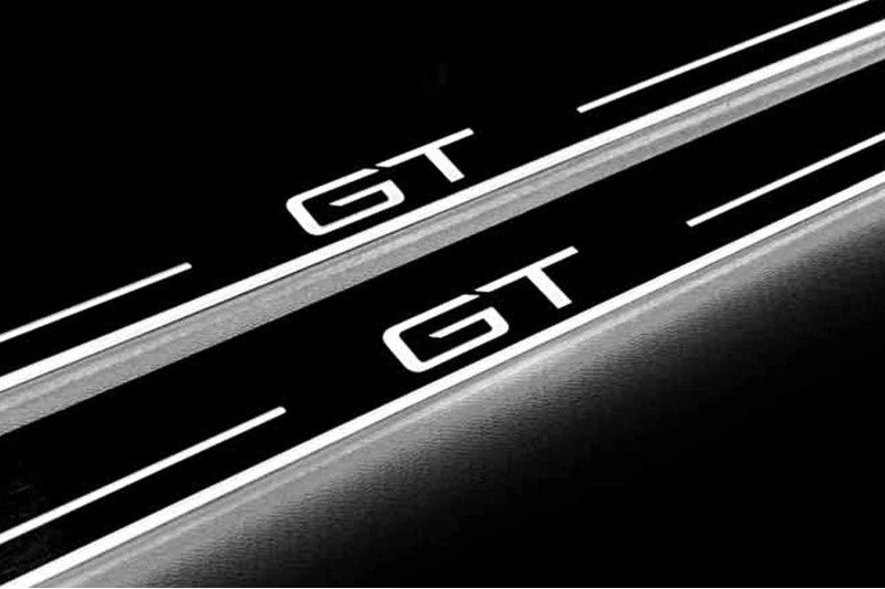 Travesaños de puerta LED Ford Edge II con Logo Edge