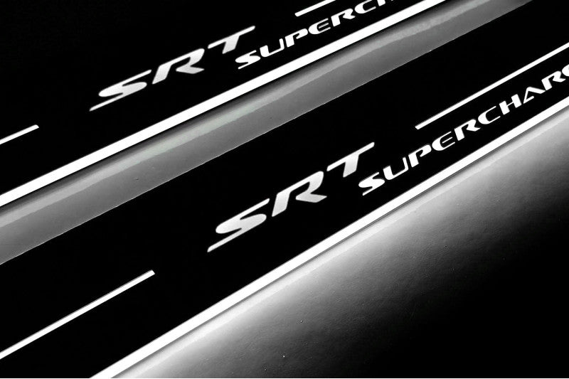 Dodge Durango III 2011+ Car Light Sill With Logo SRT Supercharged