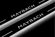 Mercedes V-Class W447 2014+ Door Sill Led Plate With Maybach Logo Mercedes Led Door Sills opdesign