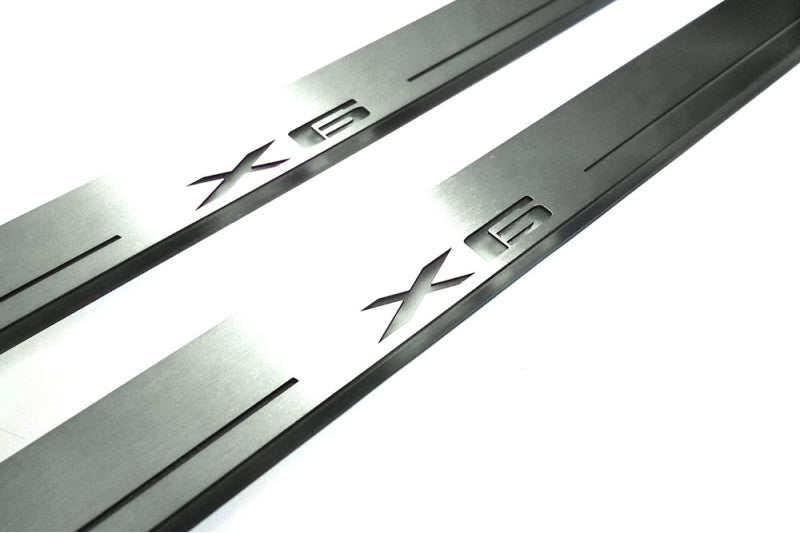 BMW X6 G06 2019+ Car Sill With X6 Logo BMW Led Door Sills opdesign