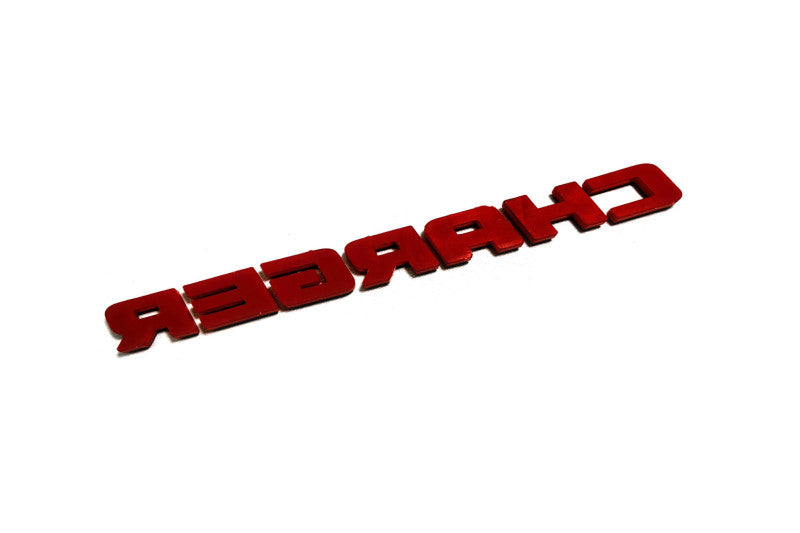 Dodge tailgate trunk rear 3D emblem with Charger logo (type MIXT) Dodge emblems decoinfabric