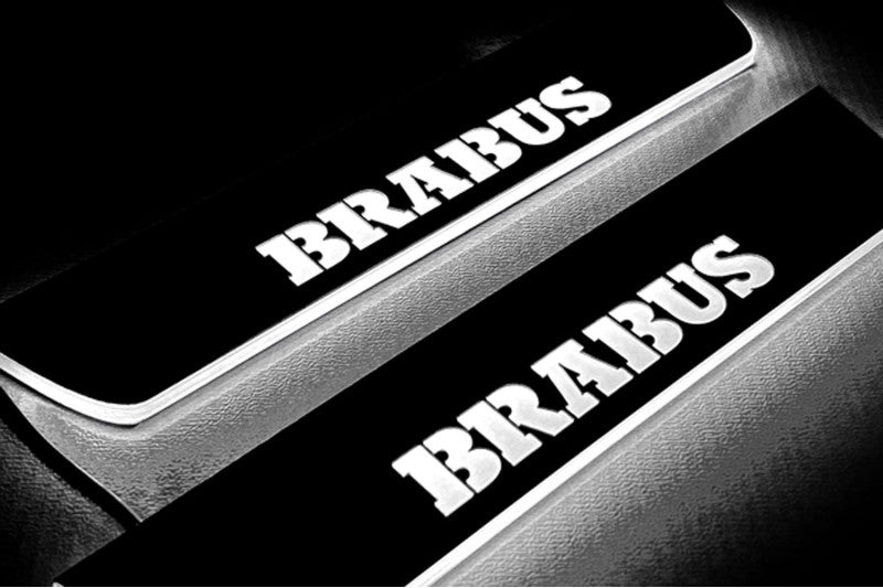 Mercedes S-Class W223 2020+ Auto Door Sill Plates With Logo Brabus