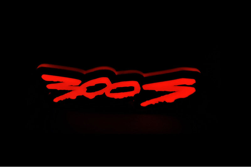 Chrysler Illuminated LED Radiator Grille Emblems and Badges with 300S (type 2) logo Chrysler Led Emblems decoinfabric