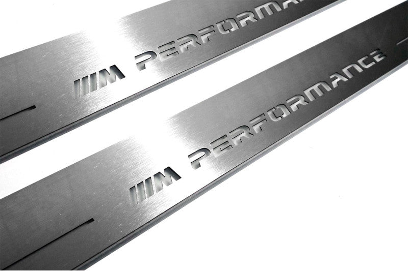 Umbrales de puerta LED BMW 5 E60 con logotipo M Performance