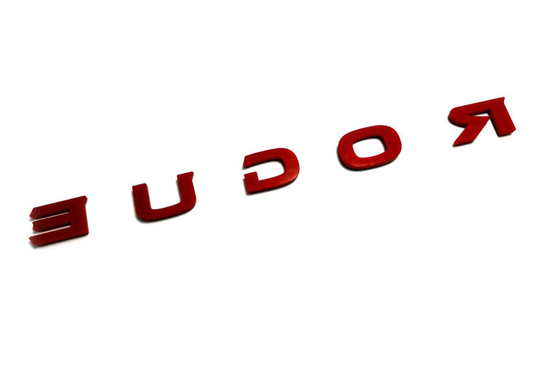 Nissan Rogue III 2021+ tailgate trunk rear 3D emblem with Rogue logo (Type MIXT) Nissan emblems decoinfabric
