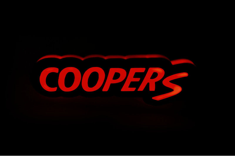 Mini Radiator grille emblem with Mini Cooper S logo (Type 2) Mini emblems decoinfabric