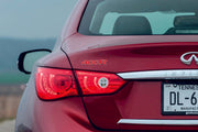 Infiniti tailgate trunk rear 3D emblem with 400R logo (type MIXT) Var. 1