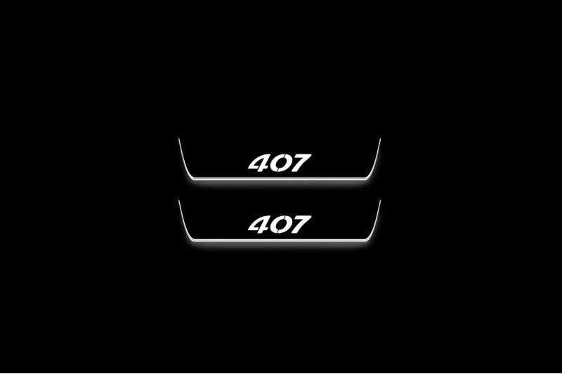 Peugeot 407 2004-2010 Car Sill With Logo 407