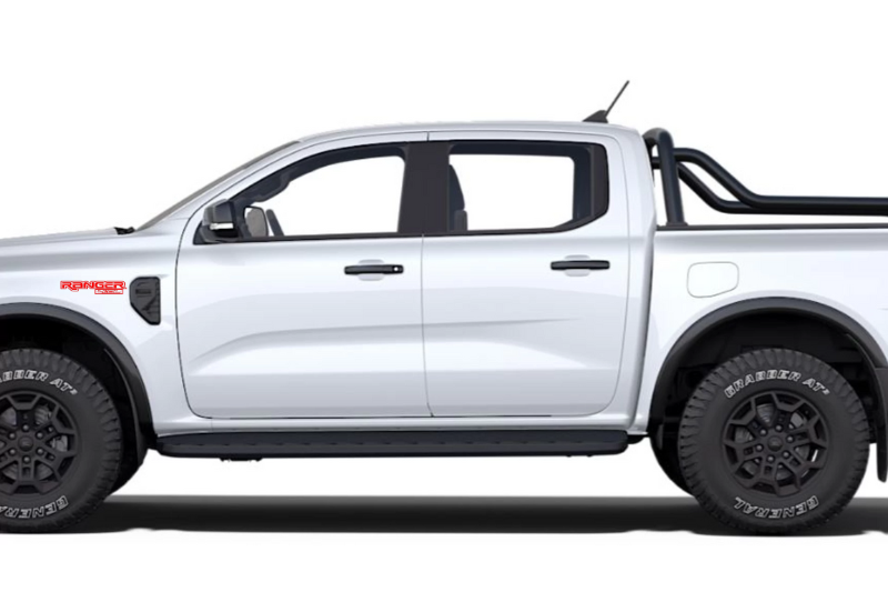 Ford Ranger Emblem & Badges set with Ranger 4.0L logo (Type 2) Ford emblems decoinfabric