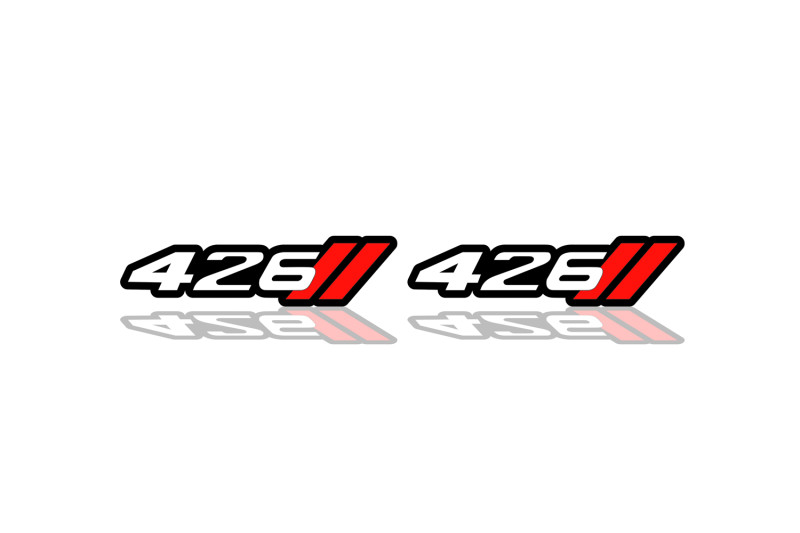 Dodge Emblem & Badges set with 426 + Dodge logo Dodge emblems decoinfabric