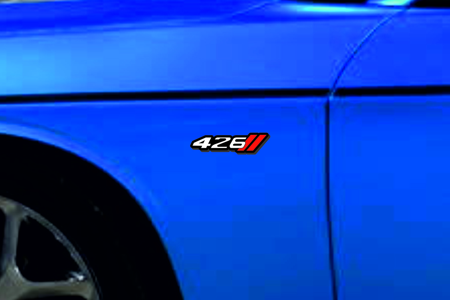 DODGE emblem for fenders with 426 + Dodge logo
