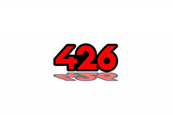 Chrysler Radiator grille emblem with 426 logo - decoinfabric