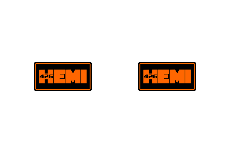 Dodge Emblem & Badges set with 426HEMI logo (Type 3)