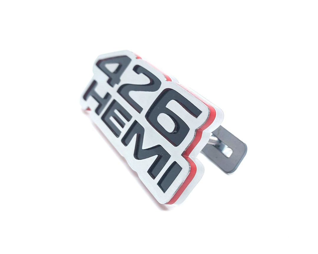 DODGE Stainless Steel Radiator grille emblem with 426HEMI logo Dodge emblems decoinfabric