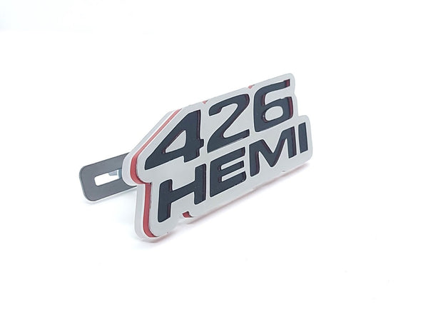 DODGE Stainless Steel Radiator grille emblem with 426HEMI logo - decoinfabric