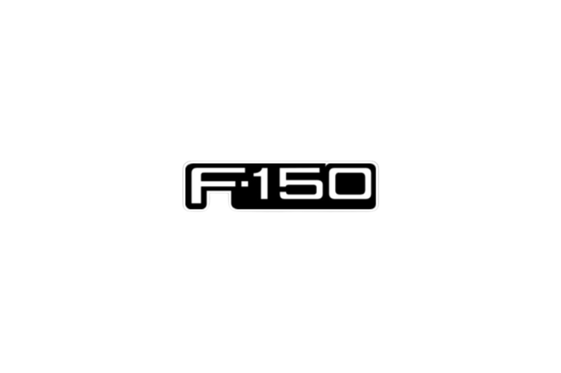 Ford F150 Emblem & Badges set with F150 logo (Type 2) Ford emblems decoinfabric BLACK WHITE