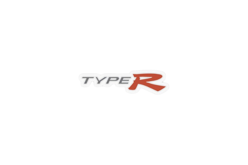 Honda trunk rear emblem with Type R logo (Type 2) Honda emblems decoinfabric