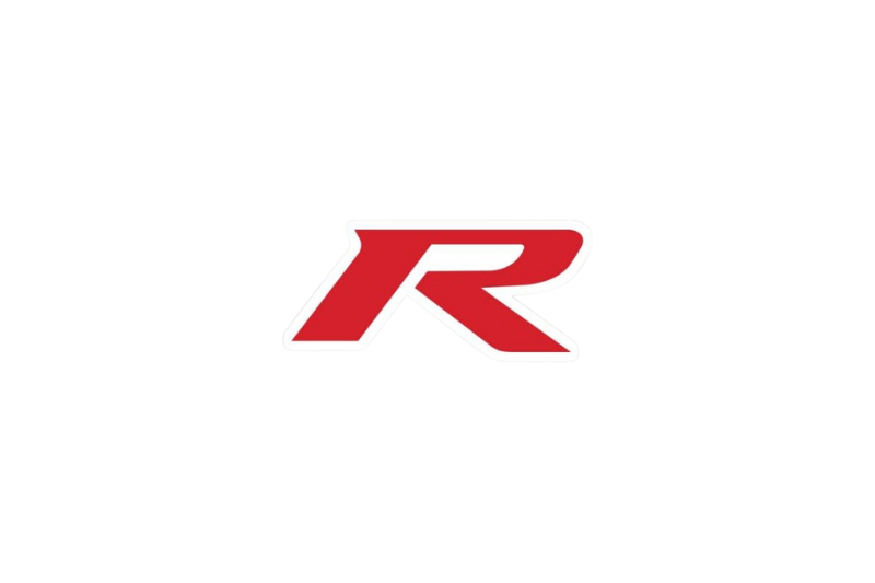 Honda trunk rear emblem with Type R logo Honda emblems decoinfabric