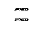 Ford F150 Emblem & Badge Set - Grille and Tailgate F150 logo Ford emblems decoinfabric BLACK